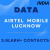 Data-Airtel Mobile Lucknow- 3.6 Lakh+ Contacts